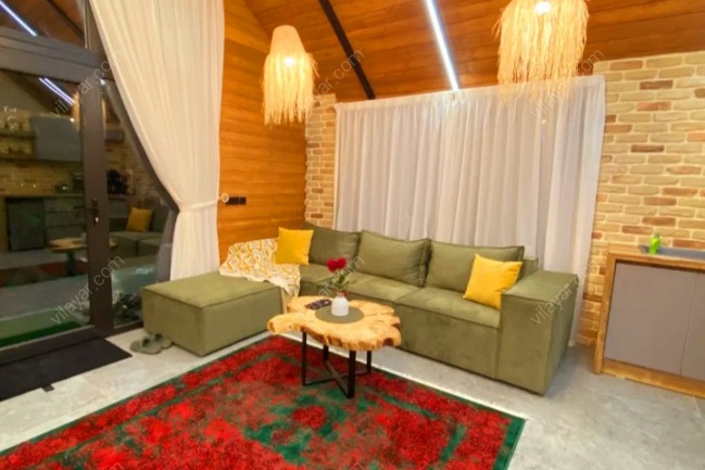 اجاره کلبه چوبی ۱خوابه شیک در چالوس