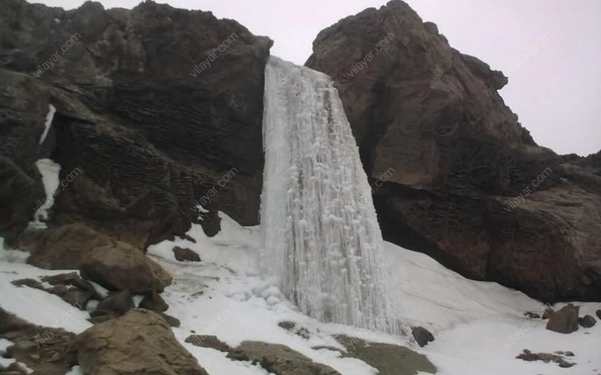 آبشار یخی، آبشاری شگفت‌انگیز در مازندران