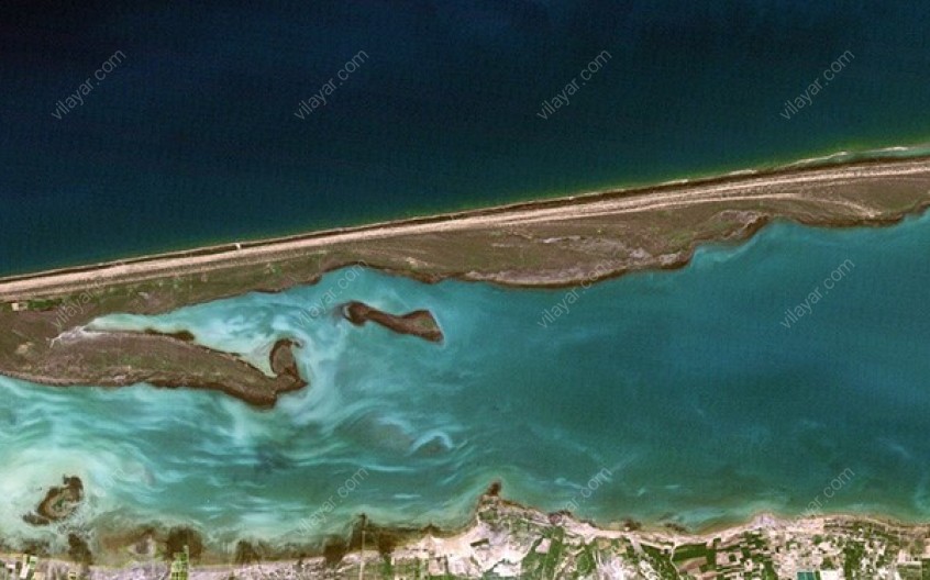جزیره آشوراده بندر ترکمن، تنها جزیره موجود در دریای خزر