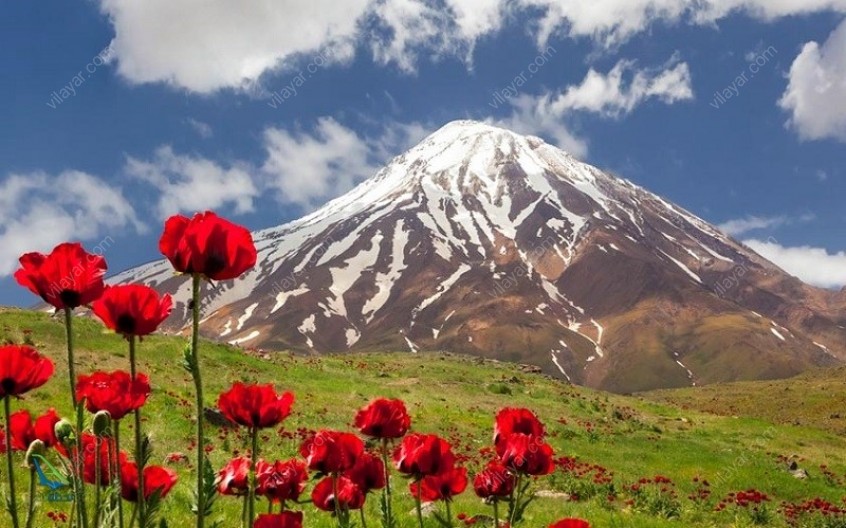 چشمه آب گرم بلیران؛ عقیق فیروزه ای رنگ آمل