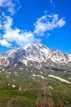 کوه آتشفشانی سبلان؛ سومین قله مرتفع در ایران