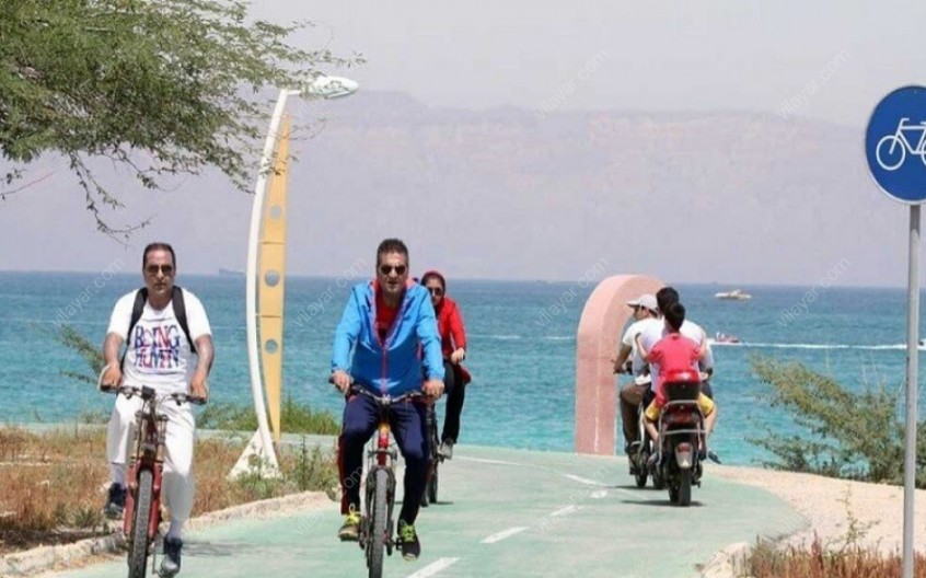 مسیر دوچرخه سواری کیش؛ عبور از کنار سواحل با چشم اندازهای زیبا