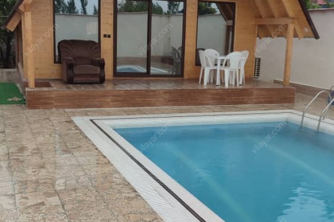 اجاره ی کلبه سوییسی با استخر اب گرم