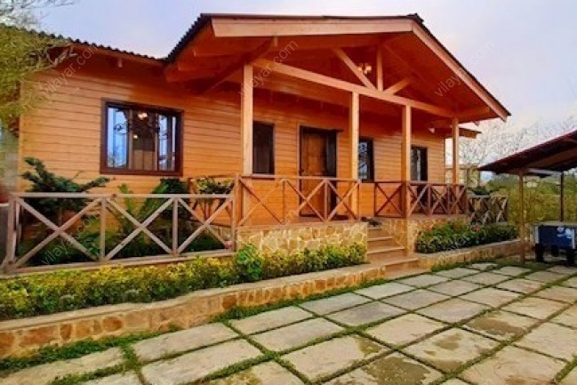 اجاره ویلا چوبی با استخر سونا و جکوزی